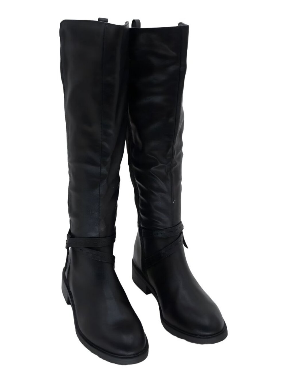 Style & Co Verityy Block Heel Knee-High Boots Black Size 8.5